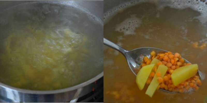 Сочевичний суп з квашеною капустою