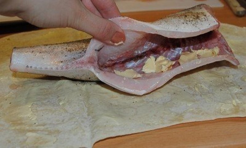 Риба, запечена в лаваші