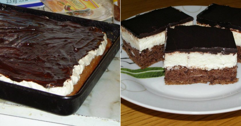 Шоколадний бісквітний торт - Це Смак
