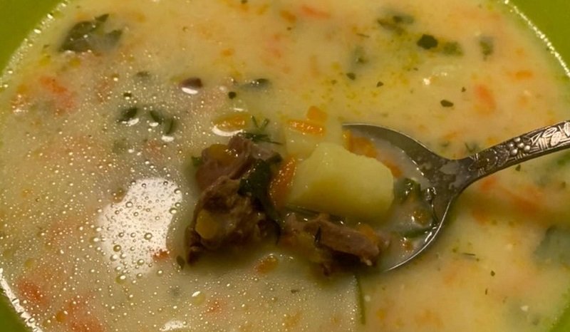Сирний суп з сердечками