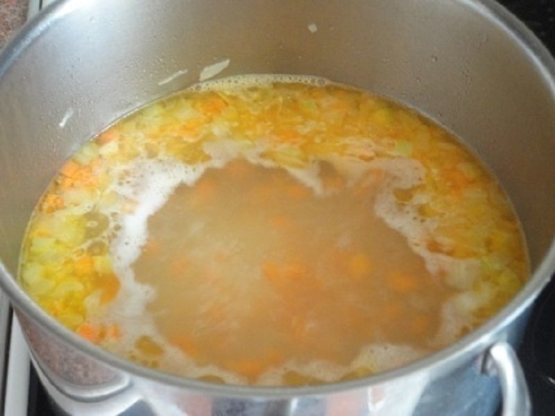 Рисовий суп з кунжутом