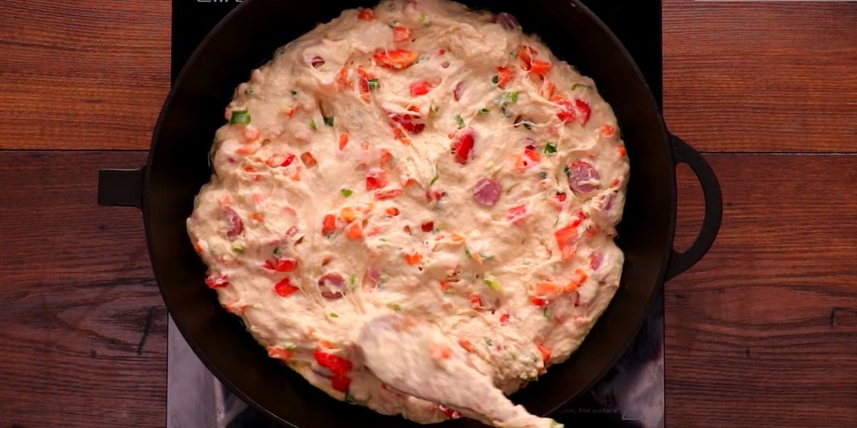 Рисовий пиріг з овочами по-румунськи